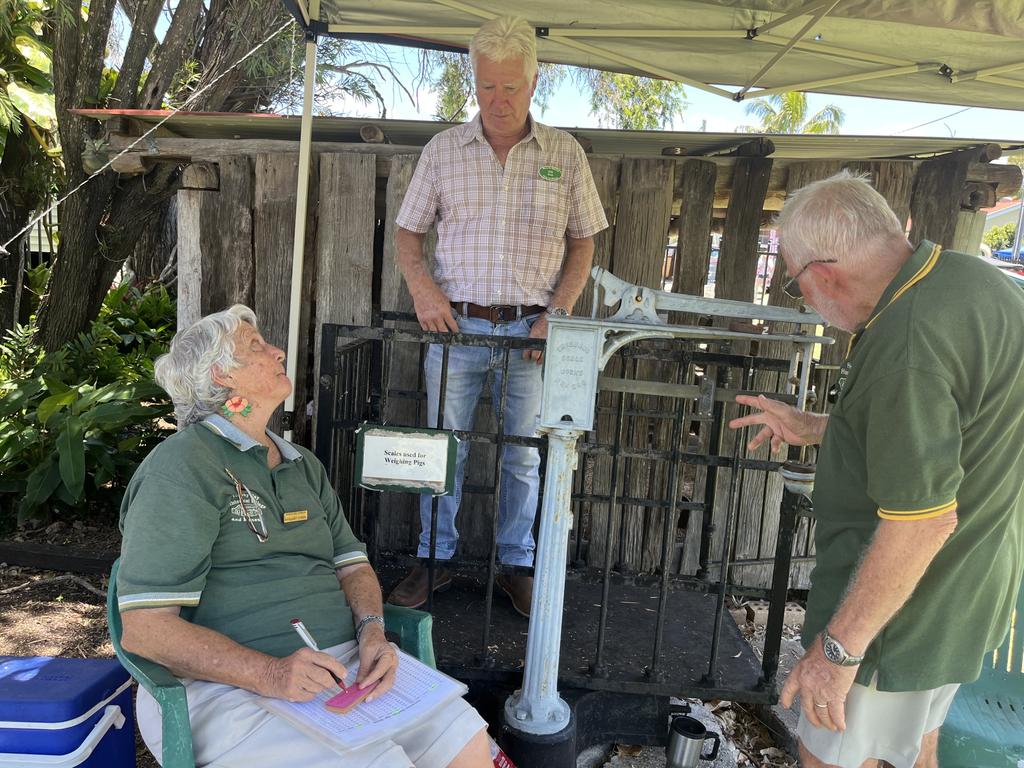 Margaret O'Brien, Barry O'Brien and Des Nash Hervey Bay Historical Village and Museum for Australia Day.