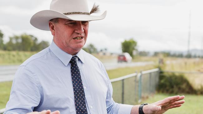 Deputy Prime Minister Barnaby Joyce delivered a brutal sledge to Sydney. Photo: Brad Hunter