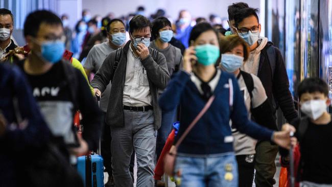 Face masks are being used to prevent the spread of coronavirus in countries around the world. Picture: Anthony Wallace