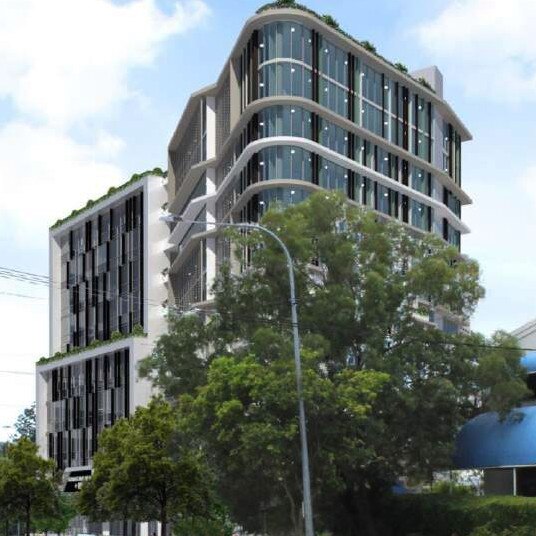 Artist impression of the development proposed for 52-64 Annerley Rd, Woolloongabba.