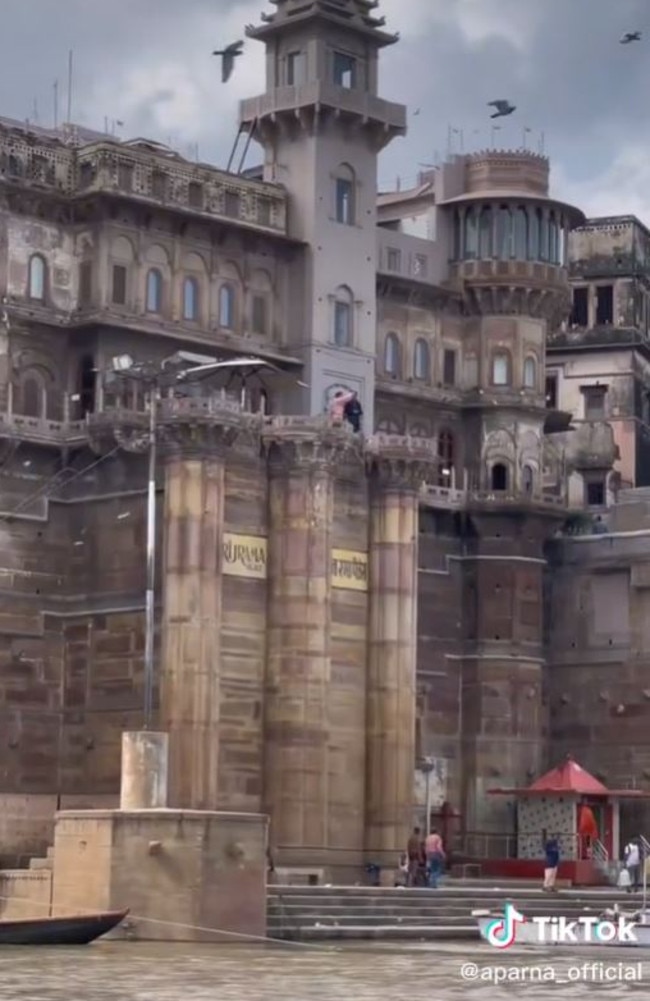 She also described the hotel she was staying in as ‘creepy’. Picture: TikTok/aparnaofficial