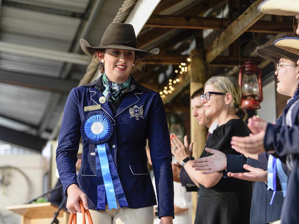 Brooke Ball, of Pittsworth Show, is the runner-up Darling Downs Queensland Rural Ambassador at the People First Bank Toowoomba Royal Show, Saturday, March 29, 2025. Picture: Kevin Farmer