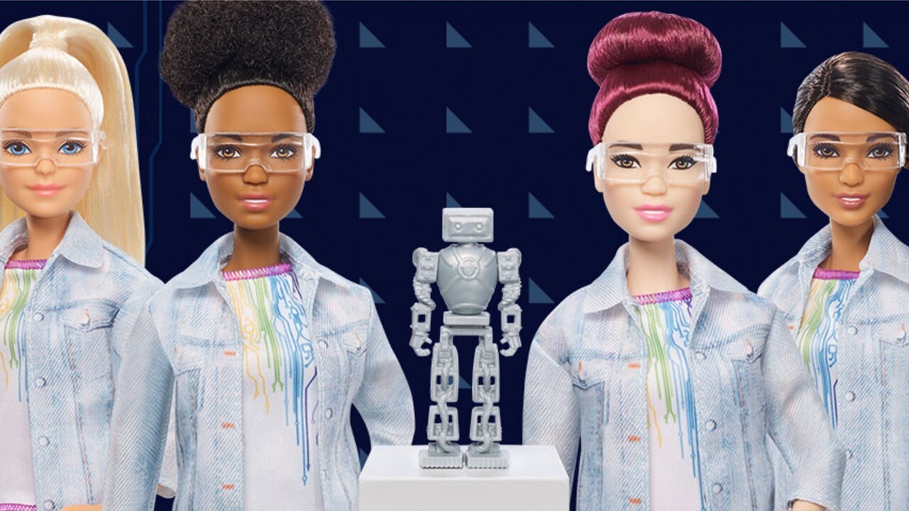 barbie robotics engineer brunette