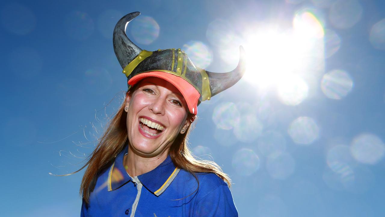 Andrea Skerl at the GPS Head of the River, Lake Wyaralong. Picture: Sarah Marshall/AAP