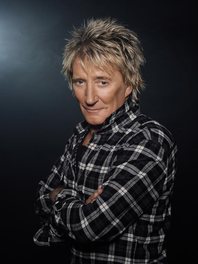 Ikin considered the likes of Elton John, Madonna and Rod Stewart (pictured) dear friends.