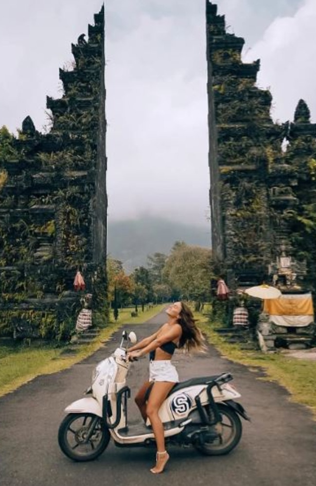 Saper said she has now left Indonesia, her home of five years. Picture: Instagram/thewayfaress