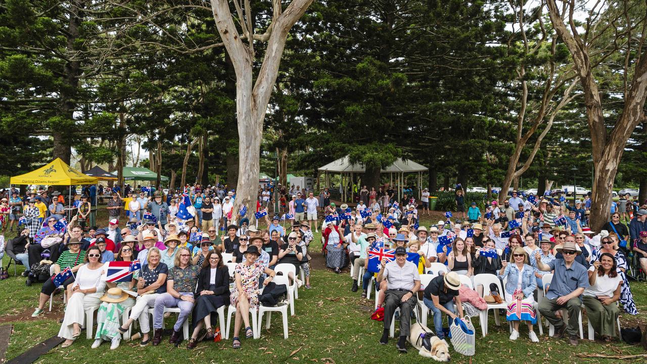 Toowoomba Australia Day celebrations at Picnic Point, Sunday, January 26, 2025. Picture: Kevin Farmer