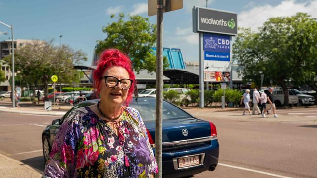 Olly Noble says she uses her $500 prepaid card to afford petrol and groceries.