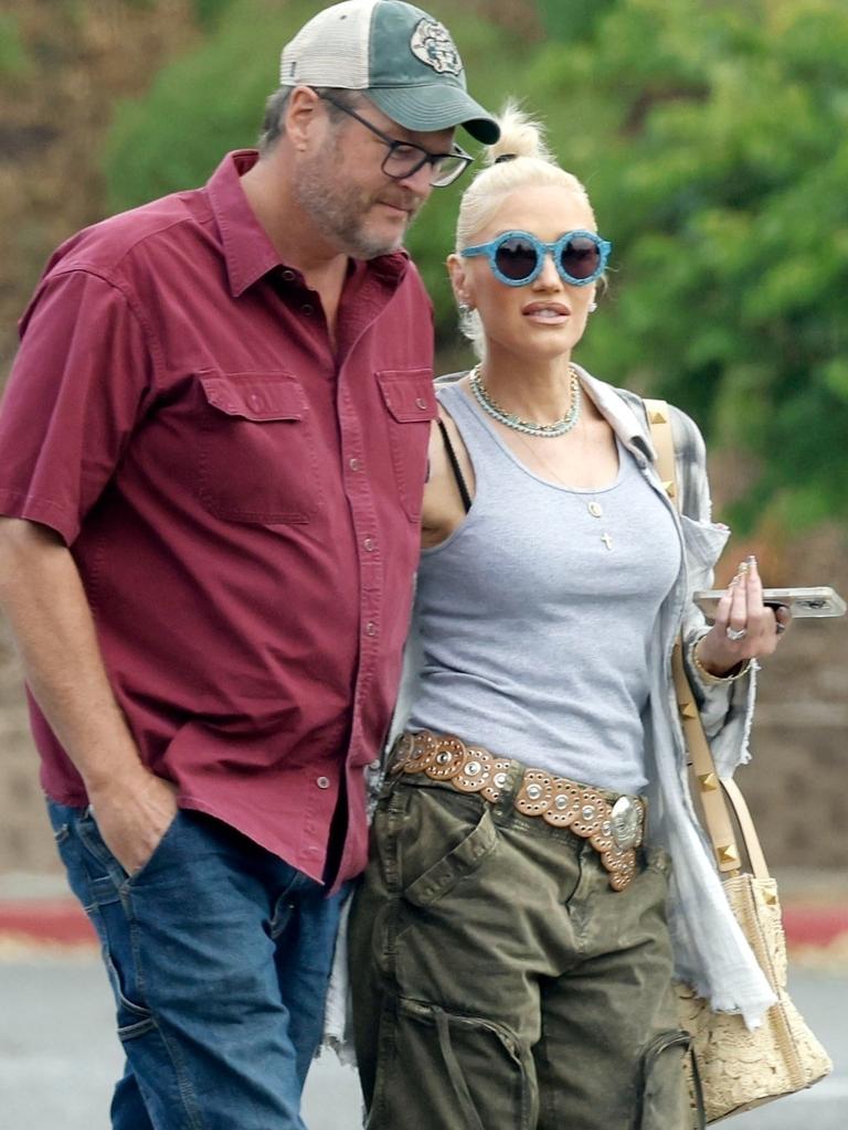 Gwen and Blake were looking cute and casual. Picture: Backgrid