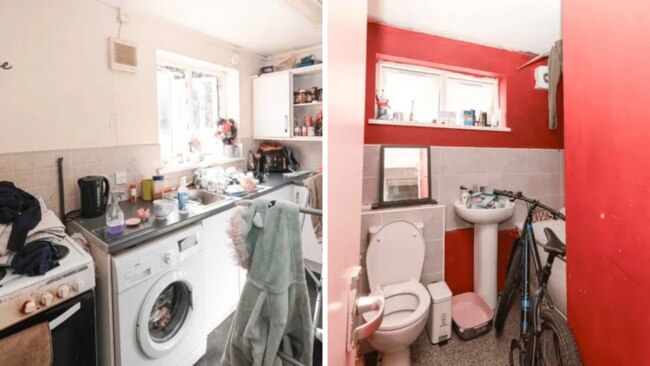 The one-bedroom flat is ridden with mould and damp. Source: Manchester Evening News