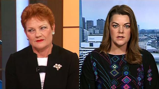 Hanson-Young slams Hanson over burqa stunt