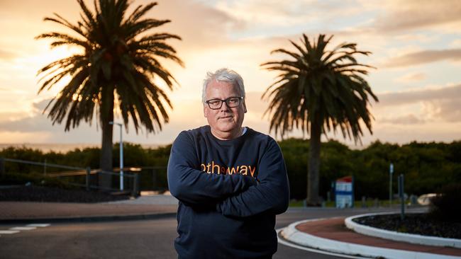 Hall St Semaphore resident Steve Hay has received no correspondence from the council or Government regarding the potential traffic passing his street. Picture: Matt Loxton