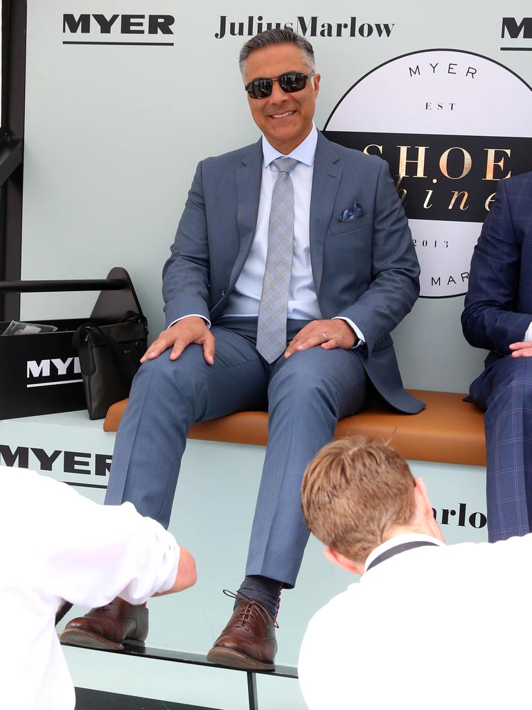 Ahmed Fahour, the last of the rock start CEOs, at the 2015 Melbourne Cup.