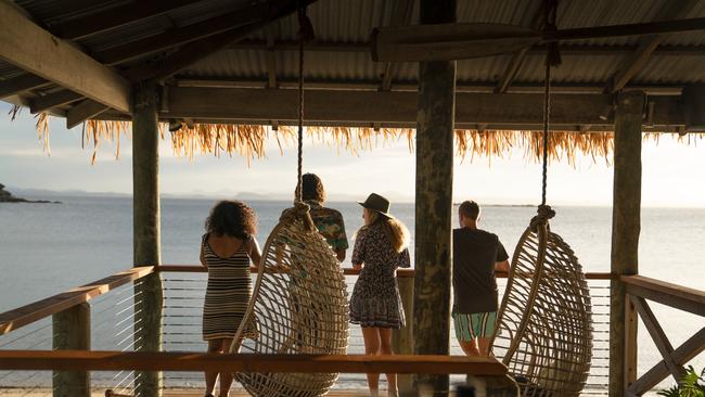 Explore tropical North Queensland these school holidays. Picture: TEQ. Pumpkin Island Eco Retreat – Southern Great Barrier Reef