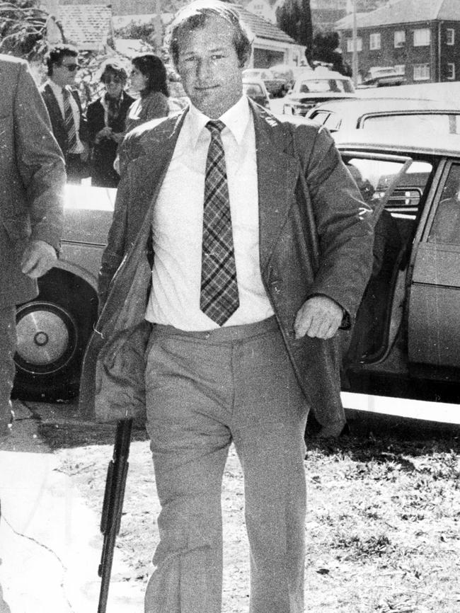 Detective Sergeant Roger Rogerson at work in 1981.