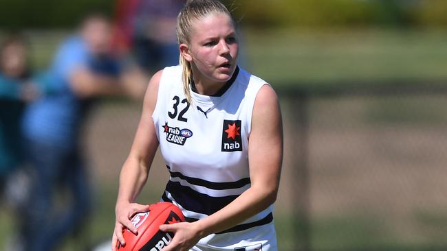 Ashleigh Snow in action for the Northern Knights. Picture: Julian Smith