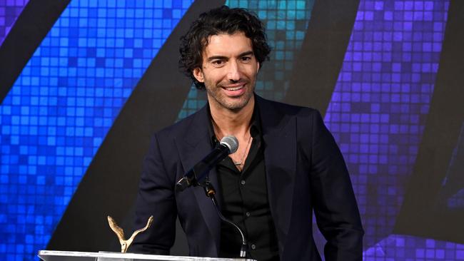 Justin Baldoni at the Vital Voices 12th Annual Voices of Solidarity Awards in New York ono December 9, just 11 days before Lively filed her sexual harrassment lawsuit. Picture: Bryan Bedder / Getty