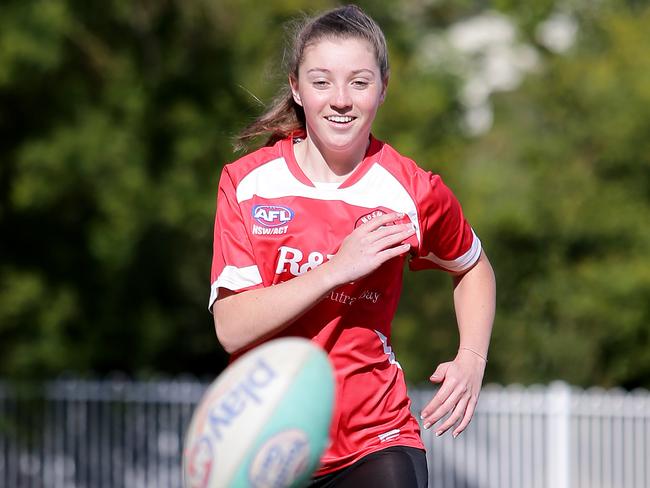 Young Sporting Spirit nominee Anna Sinclair of the Mosman Swans. Picture: Troy Snook