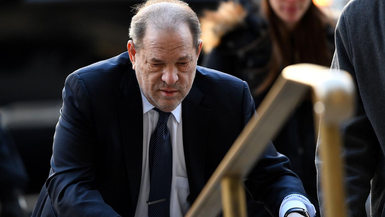 Weinstein heads into court in February 2020. Picture: Johannes Eisele/AFP