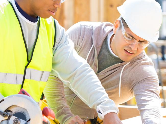 Tradie , tradesman , tradeswoman generic file . Photos: iStock