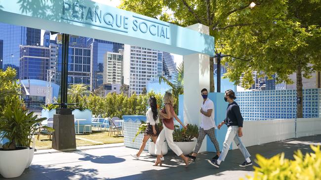 Petanque Social at Crown Melbourne. Picture: Supplied.