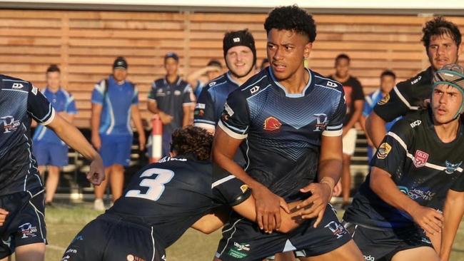 Redcliffe SHS and Dolphins edge forward Jacob Taulani.