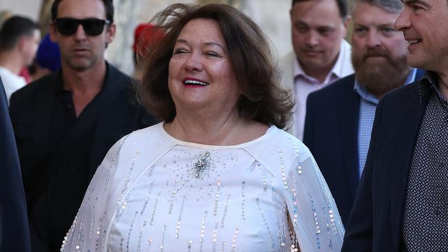 NCA. PARIS FRANCE 2024 OLYMPIC GAMES. August 5- Day 10Gina Rinehart hosts athletes on a boat for dinner on the Seine River in Paris after completing competition. Picture: Adam Head