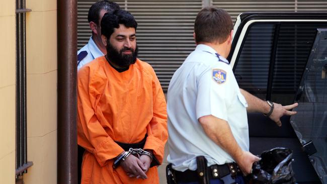 Faheem Khalid Lodhi leaving the NSW Supreme Court after being sentenced to 20 years for planning to blow up the national electricity grid.