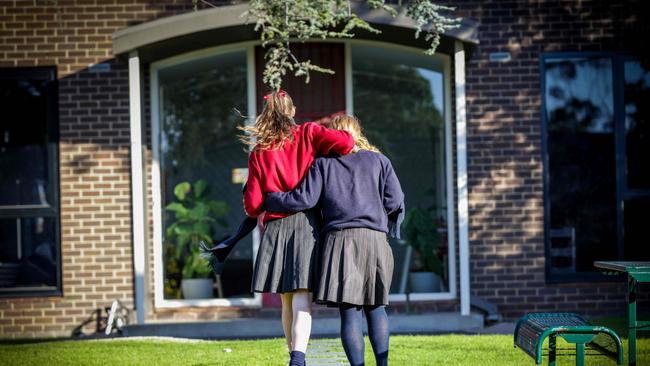 Firbank Grammar parents have already been asked to pay next term’s school fees. Picture: Nicole Cleary