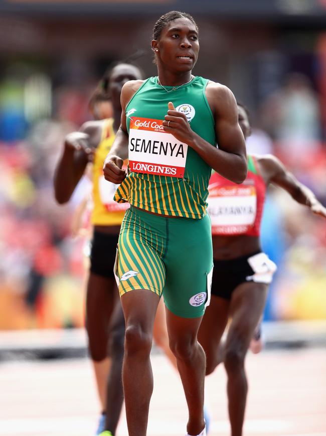 Caster Semenya wins her heat. Photo: Getty Images