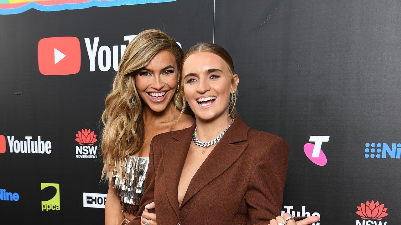 Chrishell and G Flip attended last month’s ARIA Awards together. Picture: Wendell Teodoro/Getty