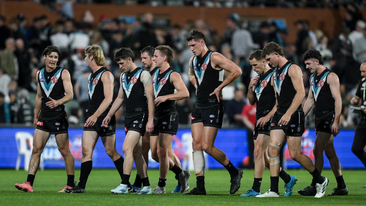 Port Adelaide were outclassed. Photo by Mark Brake/Getty Images.