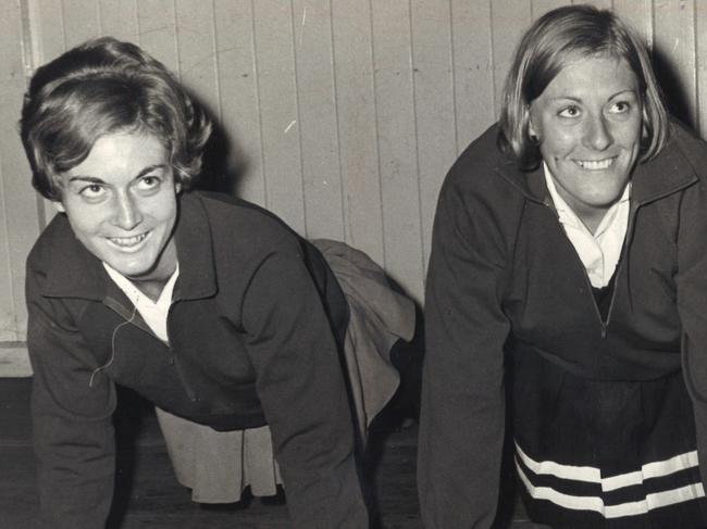 Carol White, left and Chris Burton in 1969