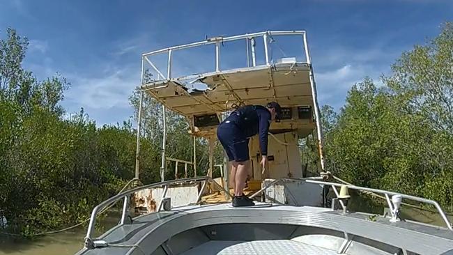 Queensland Police searched a series of vessels as part of their investigation. Picture: Queensland Police/Supplied.