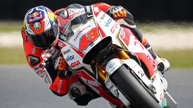 2015 Australian Motorcycle Grand Prix at Phillip Island - Jack Miller in action during free practice. Picture: Mark Stewart