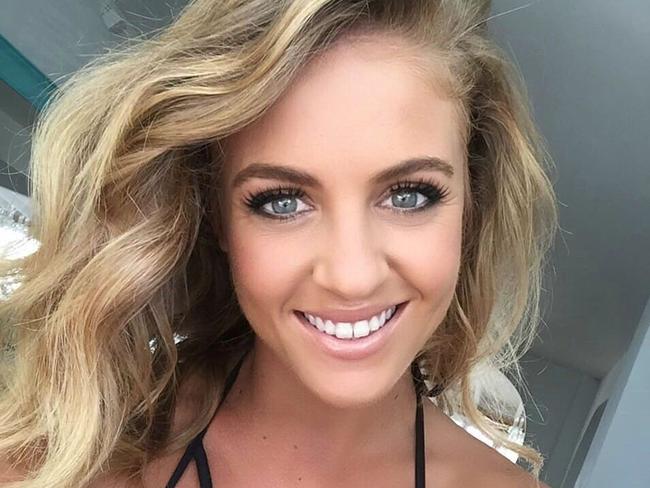 Former NRL cheerleader and Beauty and the Geek cast member Jordan Finlayson, 28, has pleaded guilty to dealing liquid ecstasy and prescription pills in November 2018. Picture: Instagram (instagram.com/jordan_finlayson)