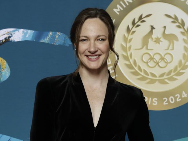 MELBOURNE, AUSTRALIA - JUNE 29: Cate Campbell arrives for the Prime Minister's Olympic Dinner for Paris 2024 at Lume on June 29, 2024 in Melbourne, Australia. (Photo by Sam Tabone/Getty Images for the AOC)