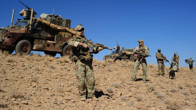 The Special Operations Task Group (SOTG) is deployed to Uruzgan and is focused on conducting population-centric operations, partnered with Afghan forces of the Provincial Response Company (PRC). Picture: Corporal Chris Moore