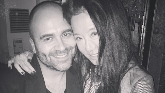 Chris Kontos and Vera Wang. Picture: Supplied