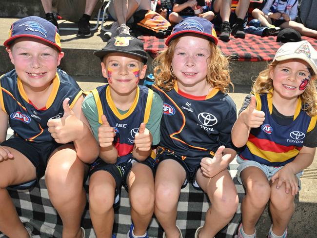 MARCH 2, 2024: Crows Family Day at Richmond Oval picture: Brenton Edwards