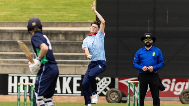 Addison Sherriff in action for NSW Metro. Picture: Cricket Australia