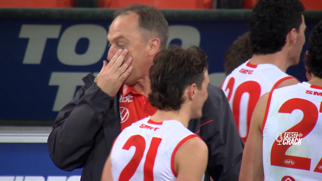 John Longmire was in tears post-game.