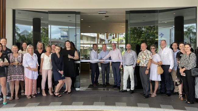 Dozens come to celebrate DoubleTree Hilton opening after a multimillion-dollar renovation. Photo: Kristina Puljak