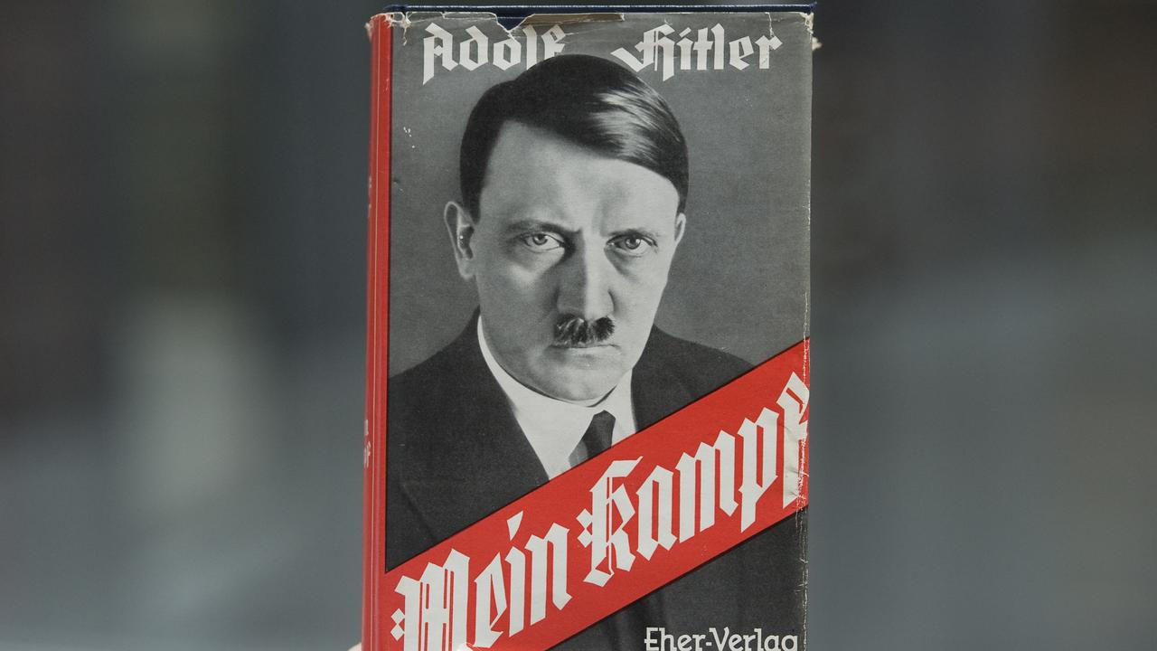 Adolf Hitler's infamous memoir Mein Kampf. Picture: AP Photo