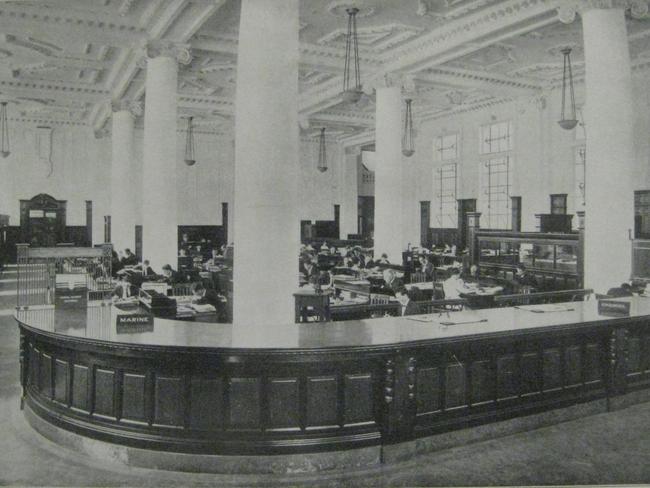 The lobby of the former Queensland Government Savings Bank at 171 George St.