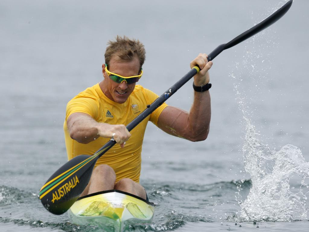 Kenny Wallace stormed to gold in Beijing. Picture: Photo/Robert F Bukaty