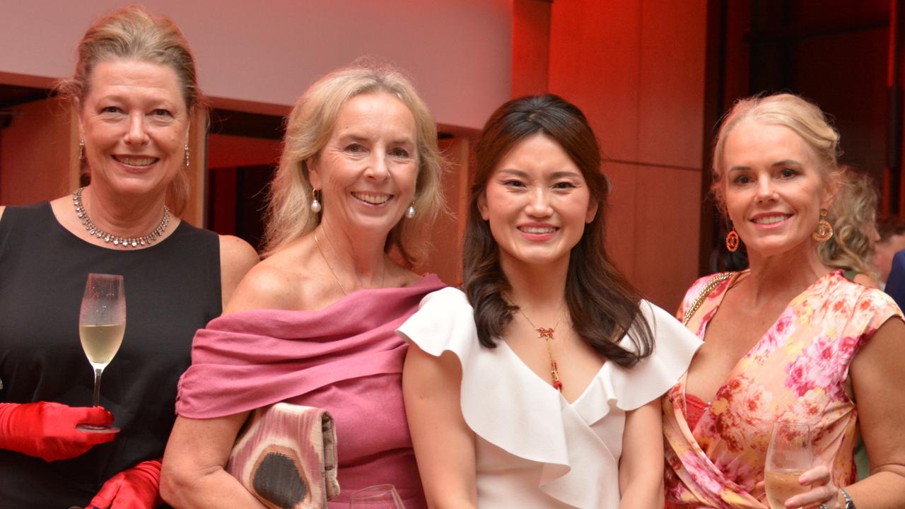 The 2024 FNQ Salvos Champs Ruby Ball at Cairns Convention Centre: Victoria Lane, Sarah Mort, Connie Ren and Cheryl Britton. Picture: Bronwyn Farr