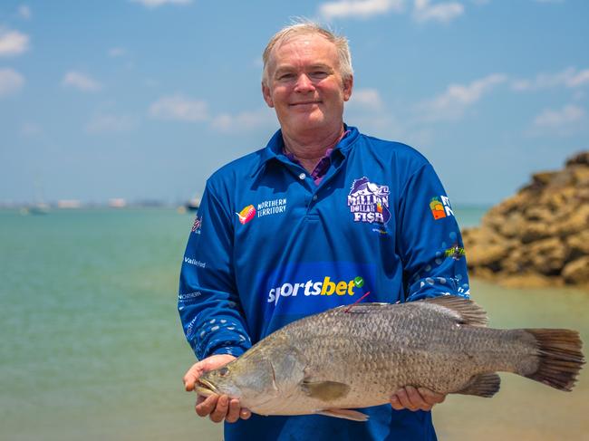 Darwin resident Mark Parkinson has snagged the tenth $10,000 red-tagged barramundi for Season 10 of the Million Dollar Fish.