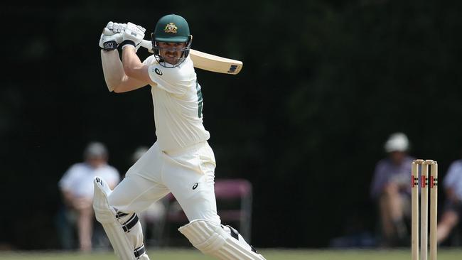 Travis Head during the Sussex v Australia A tour match at Arundel Castle. Picture: Steve Bardens/Getty Images