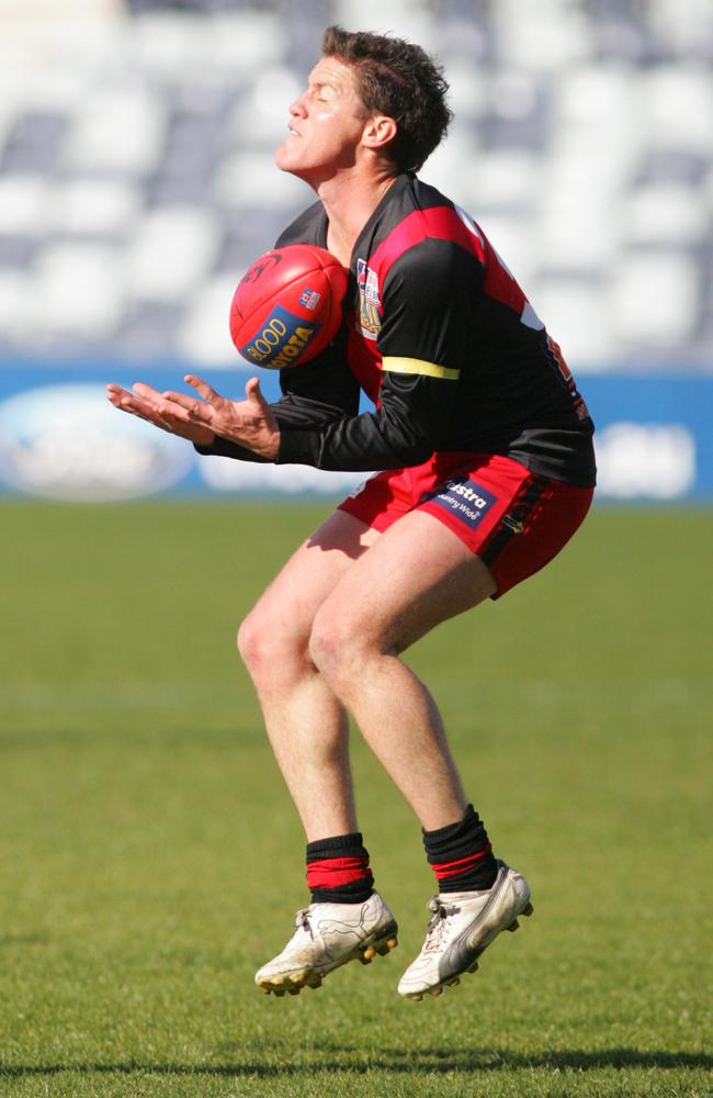 Sam McMahon playing for Newtown and Chilwell